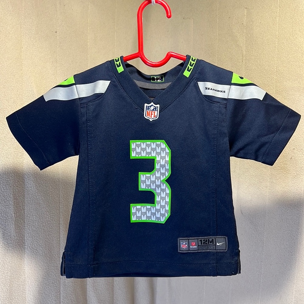 3/$10 Nike Seattle Seahawks Russell Wilson Jersey 12M
